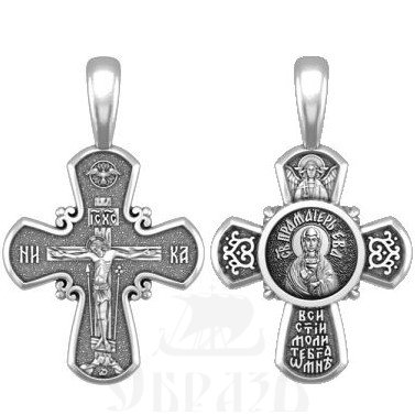крест святая праматерь ева, серебро 925 проба (арт. 33.048)