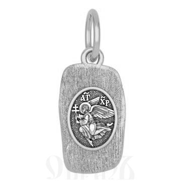 подвеска «ангел хранитель», серебро 925 проба с платинированием (арт. 18.070р)